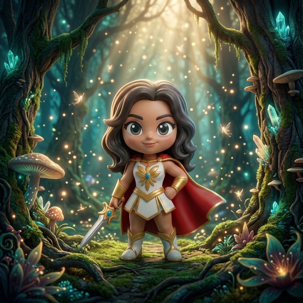 Chibi heroic fantasy female