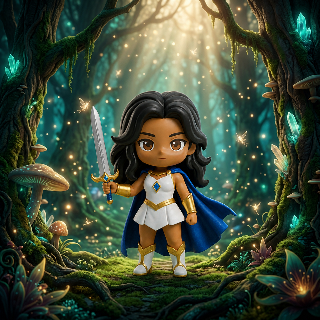 Chibi heroic fantasy female